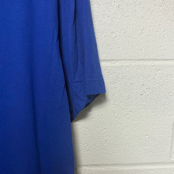 Nike Men's Royal Blue Short Sleeve Tee - Picture 6 of 7